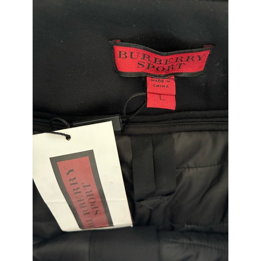 BURBERRY Sport Ski Pants Men's L Black Snowboarding‎ RECCO Taped Insulated NEW - Picture 12 of 16